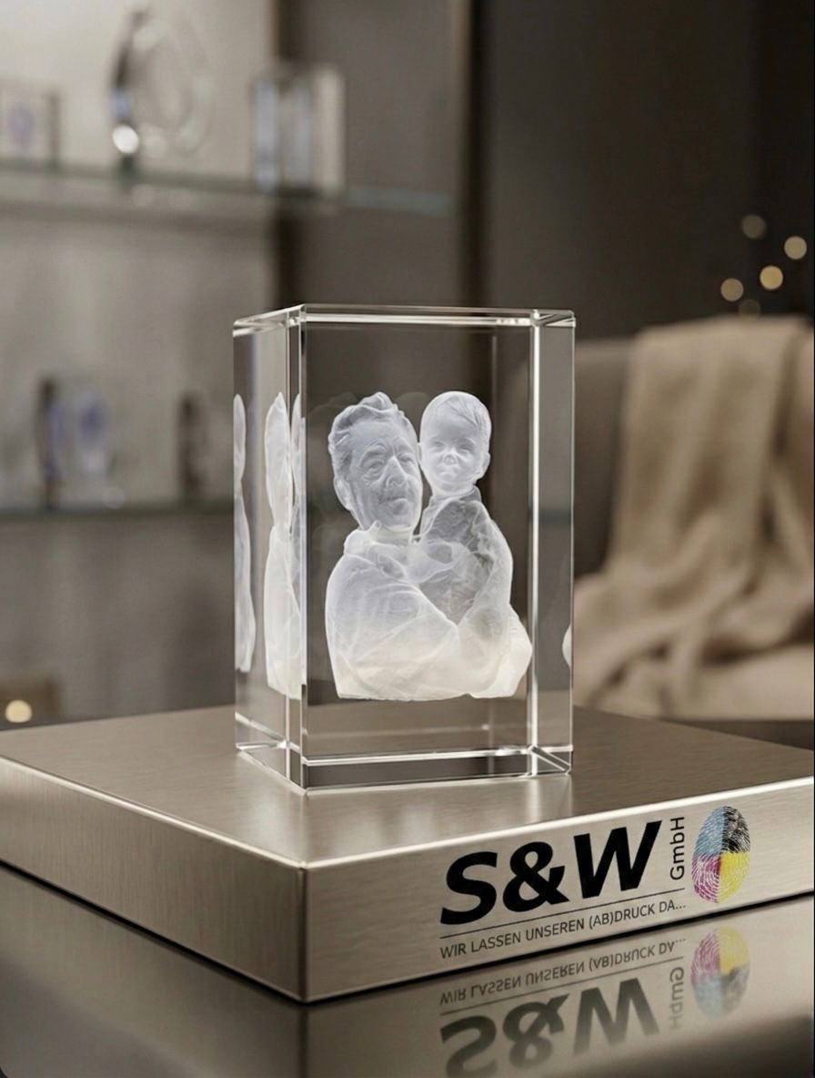 Magischer Personalisierter 3D Fotowürfel
